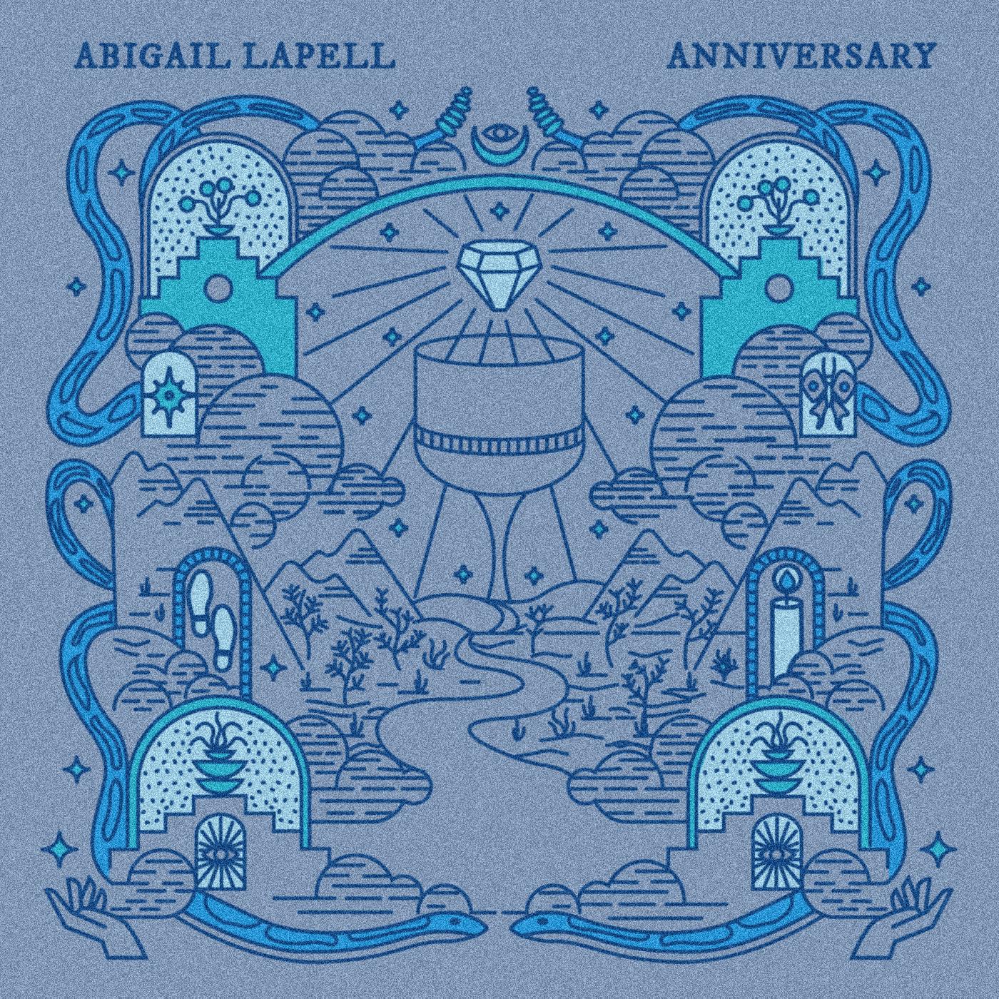 Abigail Lapell - Anniversary (AQUA BLUE VINYL)