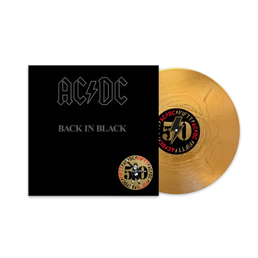 AC/DC - Back In Black (Special Anniversary Edition, Gold Vinyl) (LP) - Joco Records