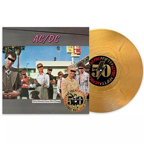 AC/DC - Dirty Deeds Done Dirt Cheap (50th Anniversary Edition, Gold Color Vinyl) [Import]