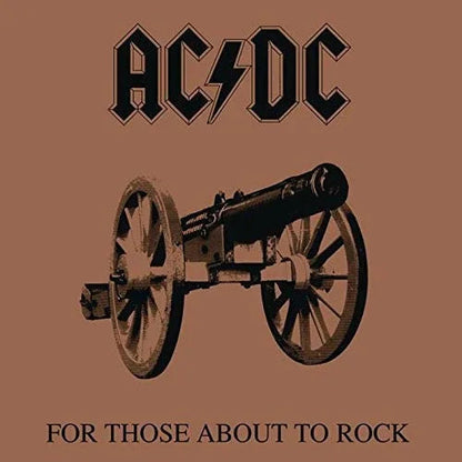 AC/DC - For Those About To Rock (50th Anniversary Edition Import, Gold Vinyl) (LP) - Joco Records