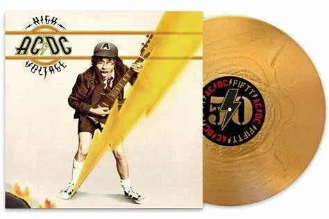 AC/DC - High Voltage (Anniversary Edition, Gold Vinyl) (LP) - Joco Records