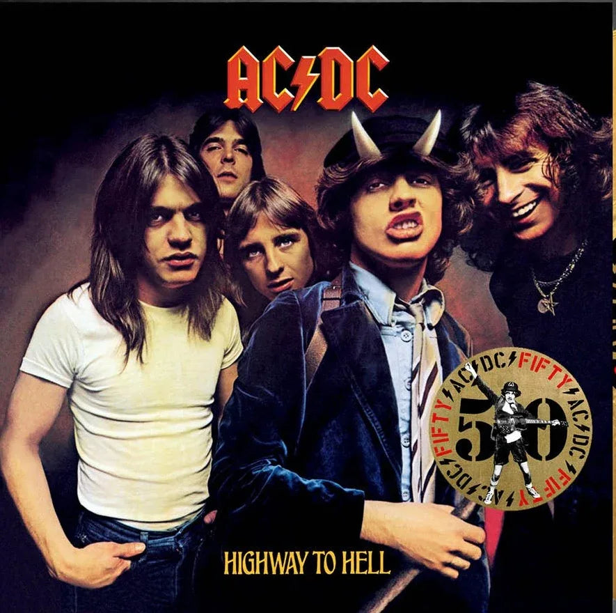 AC/DC - Highway To Hell: 50th Anniversary (Limited Edition, Hellfire Marble Vinyl) (LP) - Joco Records