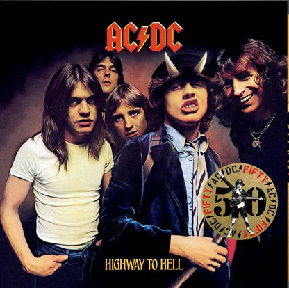 AC/DC - Highway To Hell: 50th Anniversary (Limited Edition, Hellfire Marble Vinyl) (LP) - Joco Records