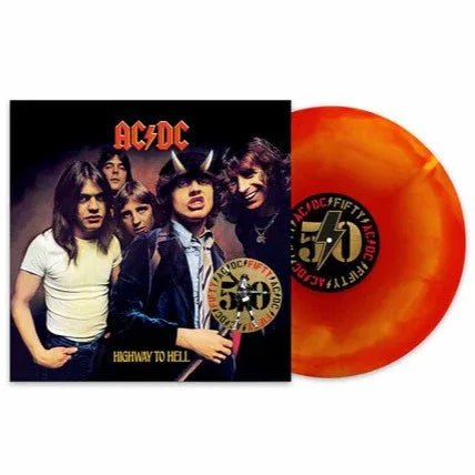 AC/DC - Highway To Hell: 50th Anniversary (Limited Edition, Hellfire Marble Vinyl) (LP) - Joco Records