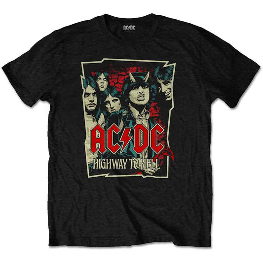 AC/DC - Highway To Hell Sketch (T-Shirt)