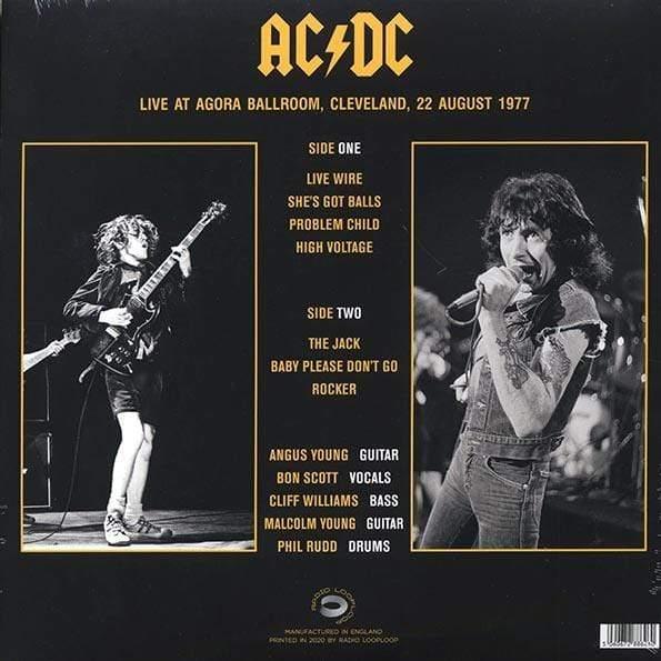 Ac/Dc - Live At Agora Ballroom. Cleveland. August 22. 1977 (Import) (LP) - Joco Records