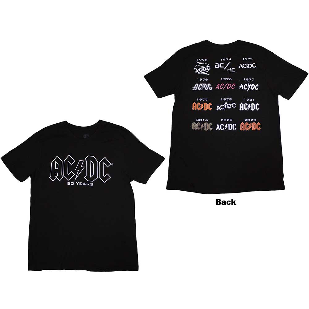 AC/DC - Logo History (T-Shirt)