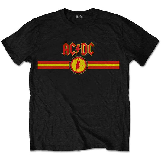 AC/DC - Logo & Stripe (T-Shirt)