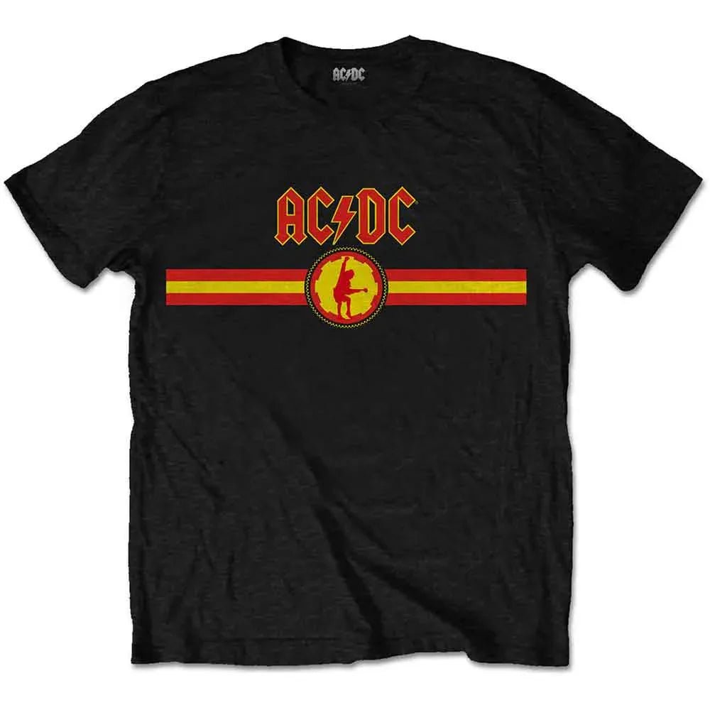 AC/DC - Logo & Stripe (T-Shirt) - Joco Records