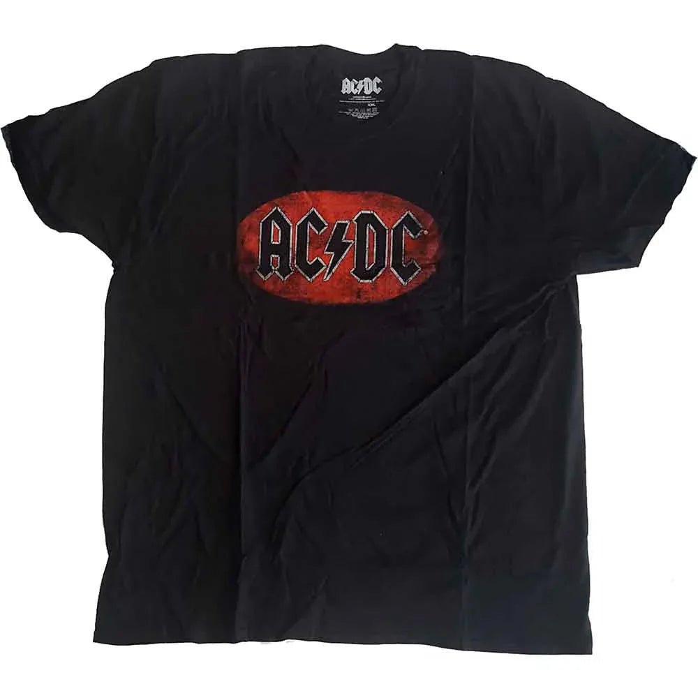 AC/DC - Oval Logo Vintage (T-Shirt) - Joco Records