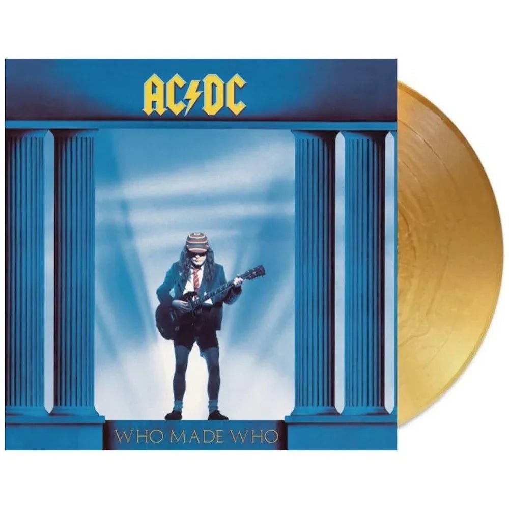 AC/DC - Who Made Who (50th Anniversary, Limited Edition Import, Gold Vinyl) (LP) - Joco Records
