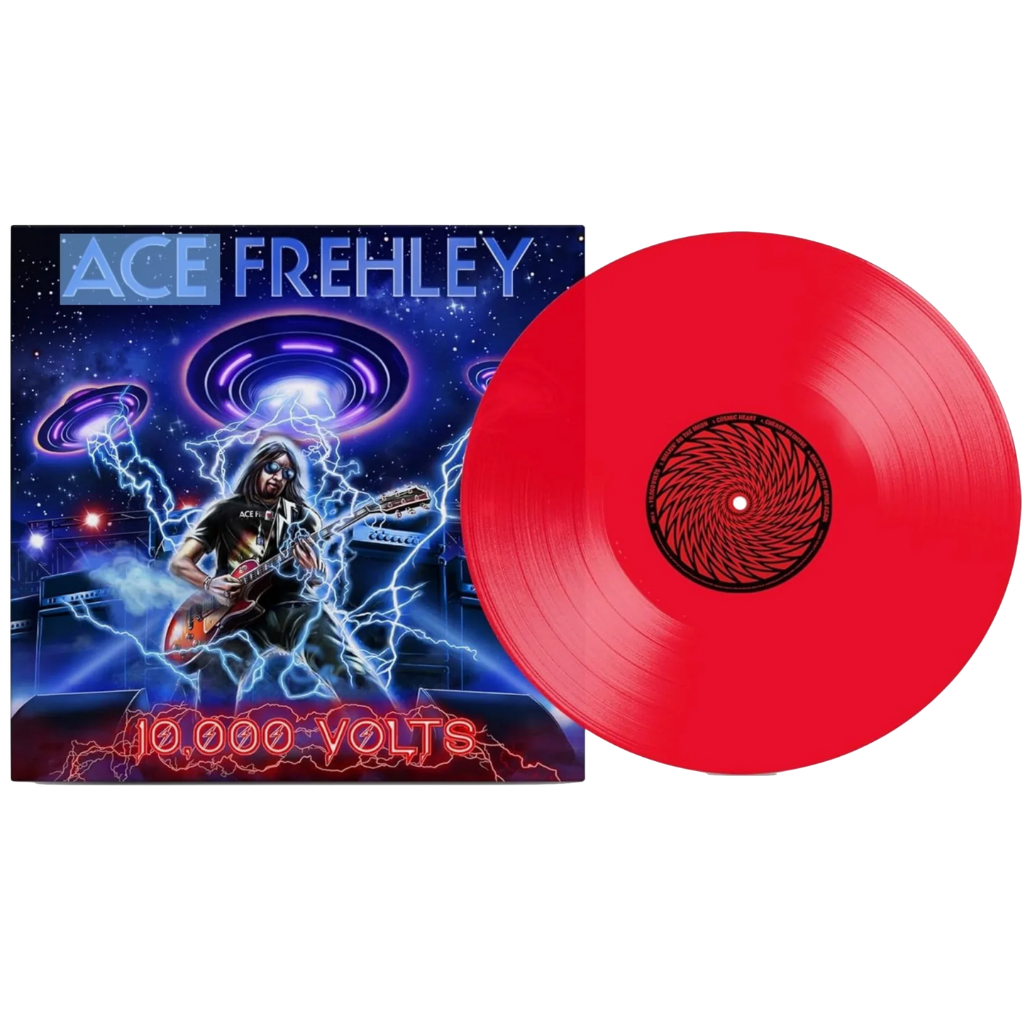 Ace Frehley - 10,000 Volts (Limited Edition, Red Vinyl) (LP) - Joco Records