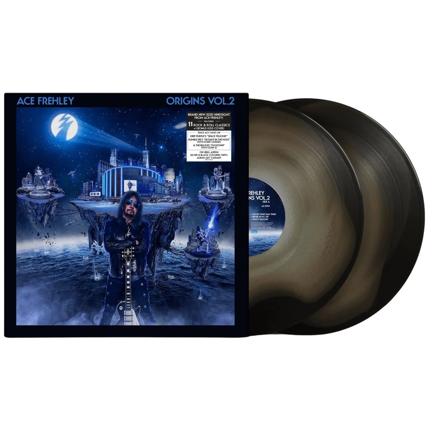 Ace Frehley - Origins Vol. 2 (Limited Edition, Silver & Black Vinyl) (2 LP) - Joco Records