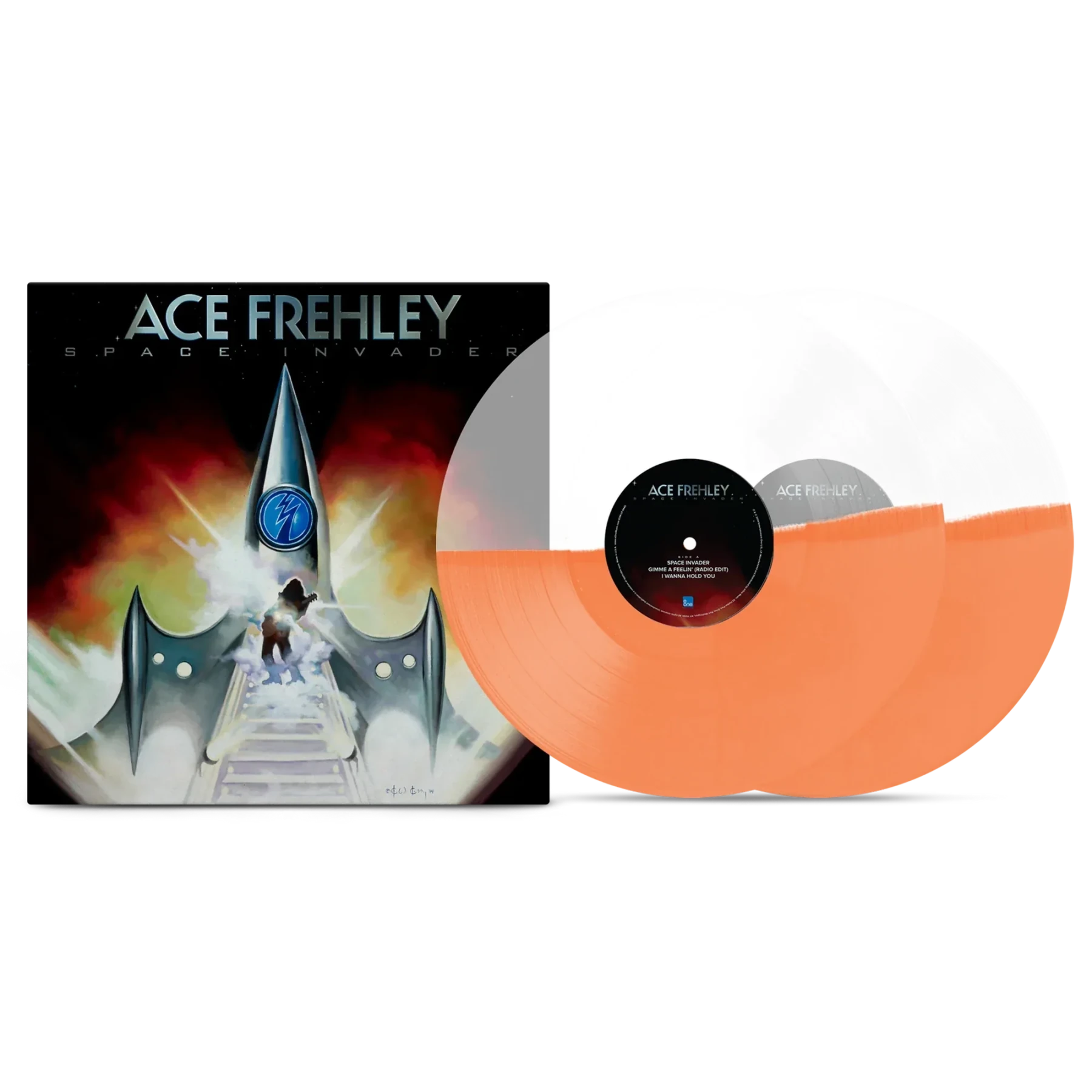 Ace Frehley - Space Invader (Limited Edition, Clear & Tangerine Vinyl) (2 LP) - Joco Records