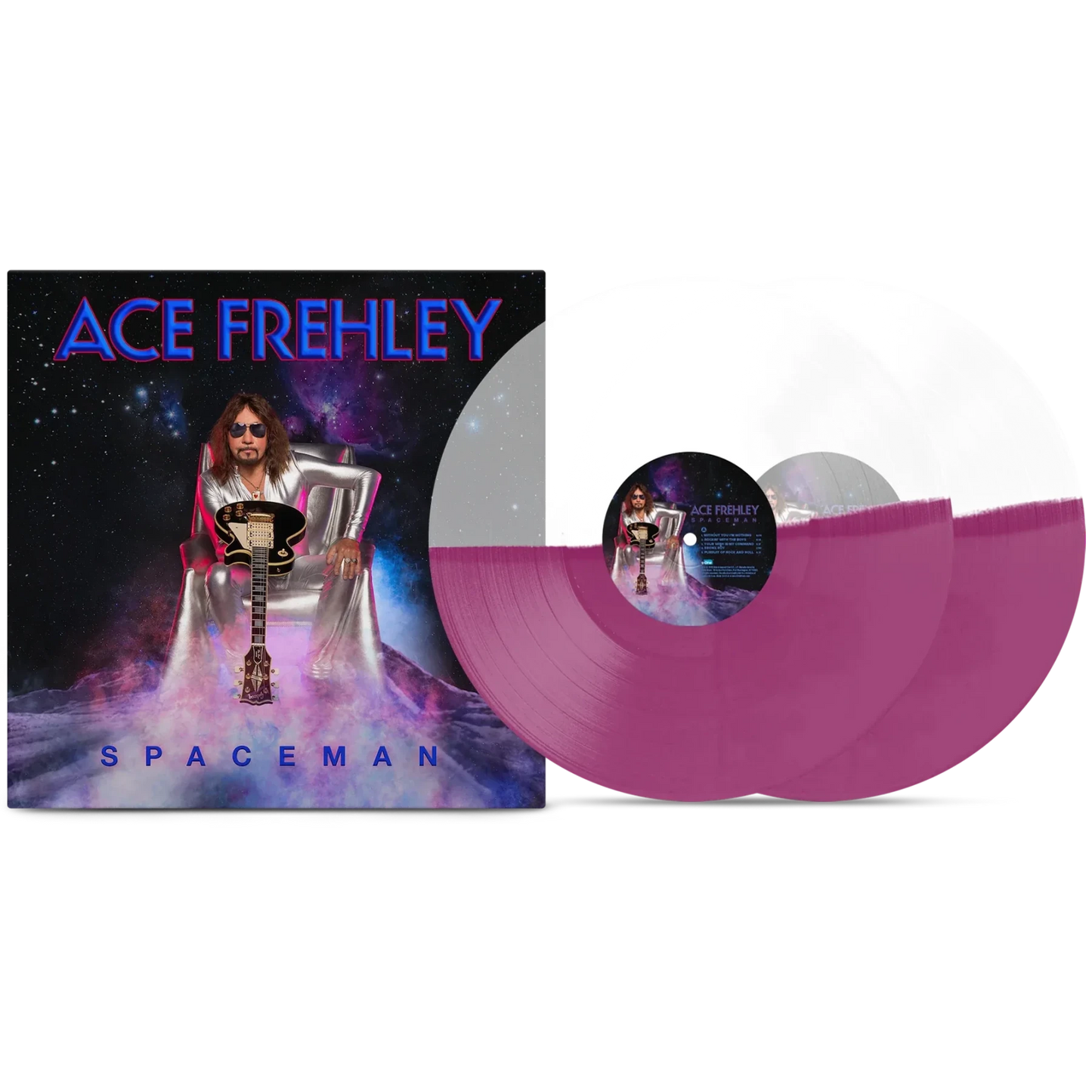 Ace Frehley - Spaceman (Limited Edition, Clear & Grape Vinyl) (2 LP) - Joco Records