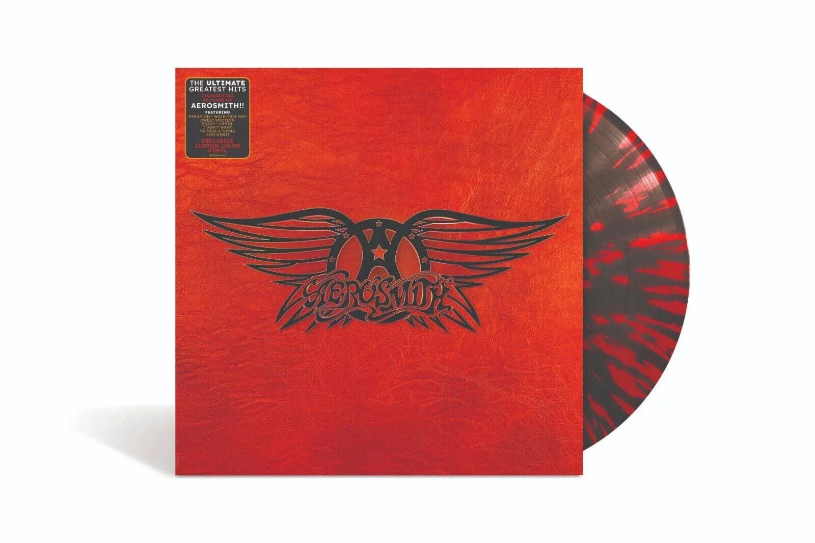 Aerosmith - Greatest Hits (Limited Edition, Black Ice & Translucent Red Vinyl) (2 LP) - Joco Records