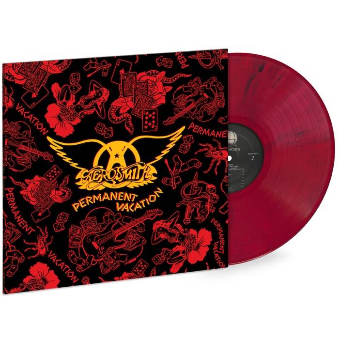 Aerosmith - Permanent Vacation (Limited Edition, 180 Gram, Red & Black Marble Vinyl) - Joco Records
