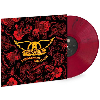 Aerosmith - Permanent Vacation (Limited Edition, 180 Gram, Red & Black Marble Vinyl) - Joco Records