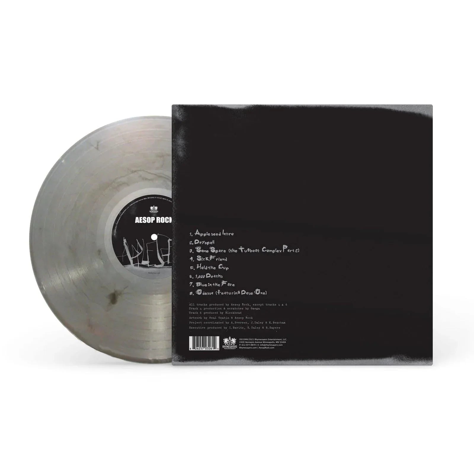 Aesop Rock - Appleseed (Indie Exclusive, Edition, Clear & Black Smoke Vinyl) (LP) - Joco Records