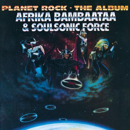 Afrika Bambaataa & Soulsonic Force - Planet Rock - The Album (Limited Edition, Clear w/ Blue, Purple & Gold splatter Vinyl) (LP) - Joco Records