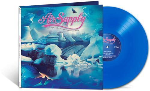 Air Supply - One Night Only - The 30th Anniversary Show (Blue Vinyl) (LP) - Joco Records