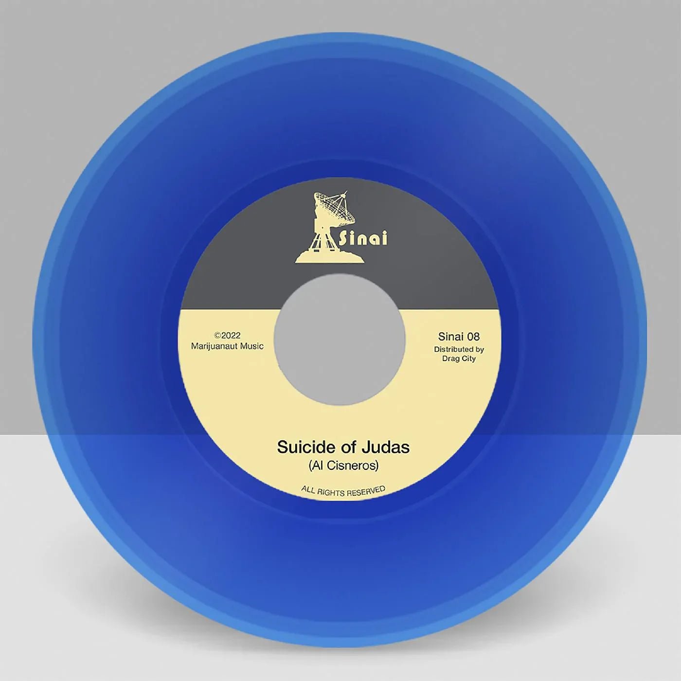 Al Cisneros - Suicide Of Judas / Akeldama (7-Inch Blue Vinyl) - Joco Records