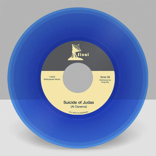 Al Cisneros - Suicide Of Judas / Akeldama (7-Inch Blue Vinyl) - Joco Records