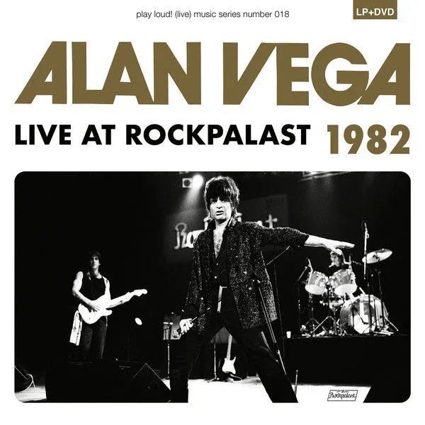 Alan Vega - Live At Rockpalast, 1982 + Alan Suicide: Collision Drive 2002 (A Film By Lucía Palacios & Dietmar Post) (LP) - Joco Records
