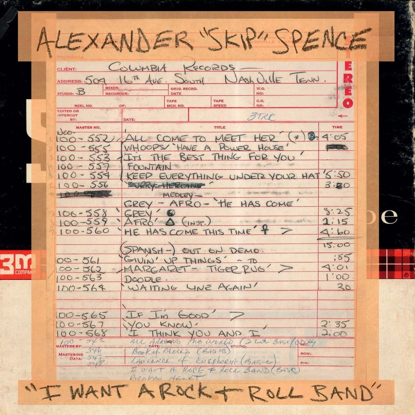 Alexander "Skip" Spence - I Want A Rock & Roll Band / I Got A Lot To Say/Mary Jane (7-Inch Single) - Joco Records