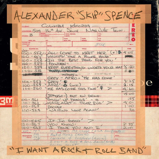 Alexander "Skip" Spence - I Want A Rock & Roll Band / I Got A Lot To Say/Mary Jane (7-Inch Single) - Joco Records