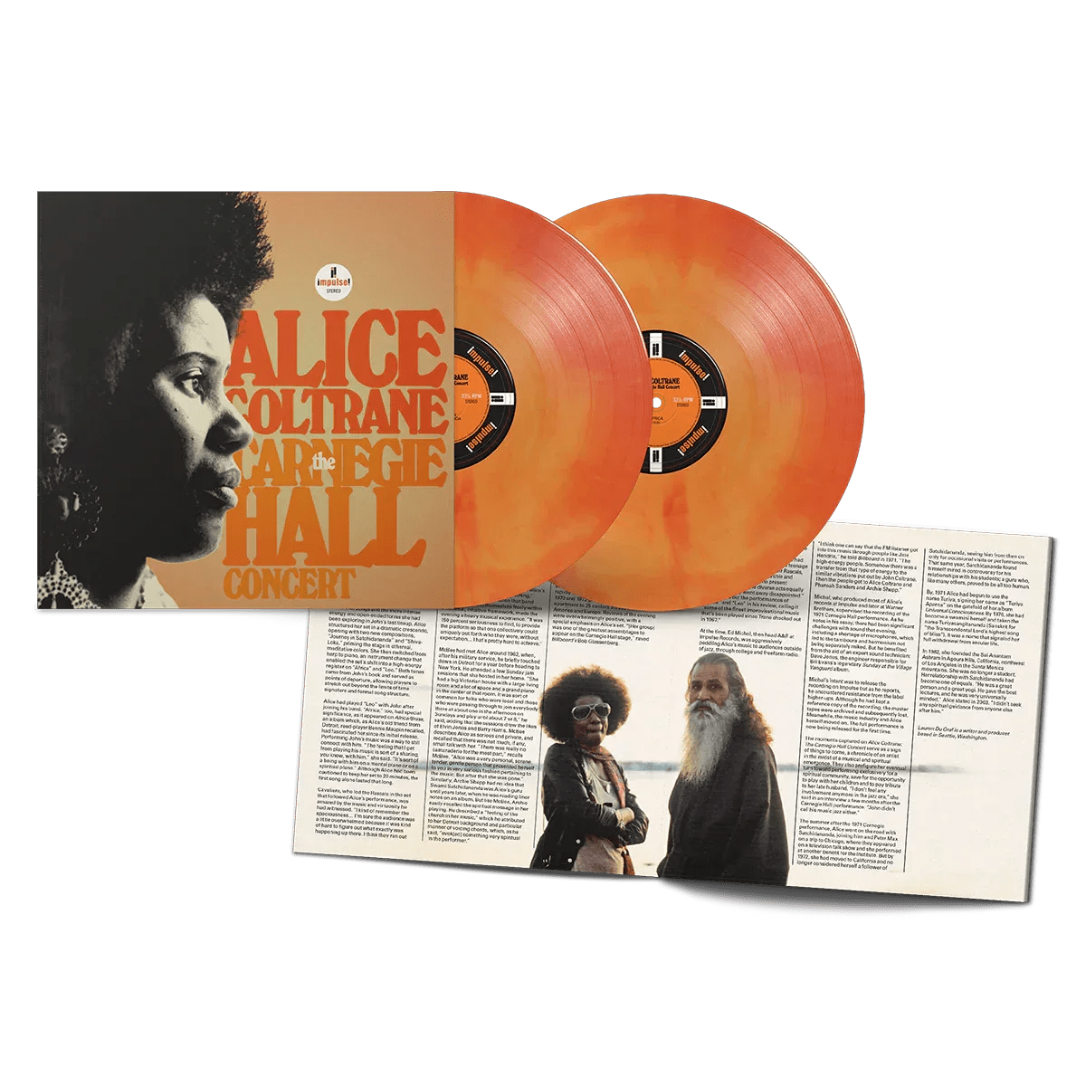 Alice Coltrane - The Carnegie Hall Concert (Limited Edition, Galaxy Orange Vinyl) (2 LP) - Joco Records