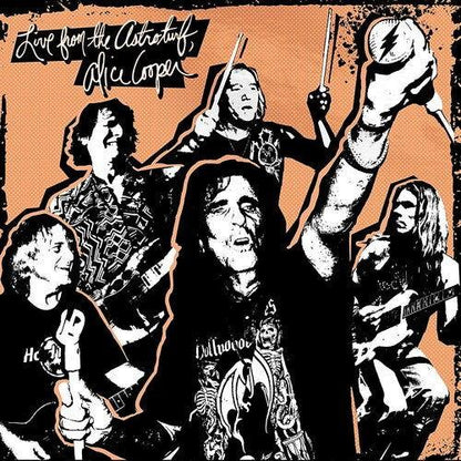 Alice Cooper - Live From The Astroturf (Limited Edition, Bonus DVD, Yellow & Orange Vinyl) (LP) - Joco Records