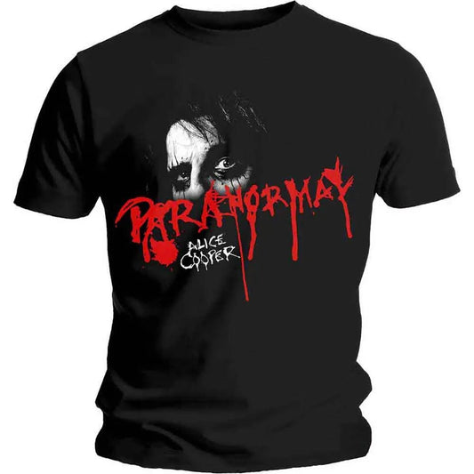 Alice Cooper - Paranormal Eyes - Photo Shirt (T-Shirt) - Joco Records