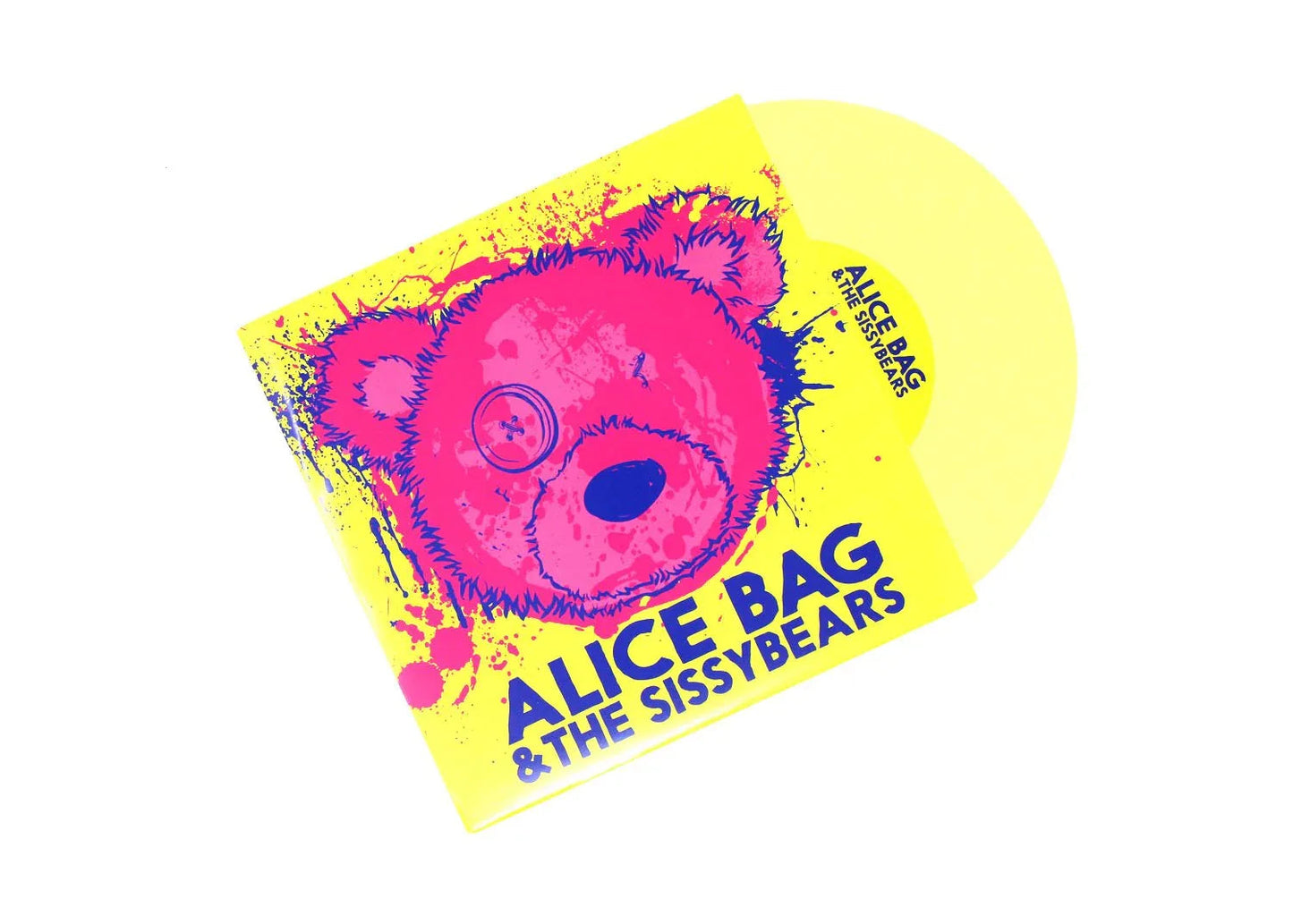 Alice & The Sissybears Bag - Reign Of Fear B/W XX (Yellow Vinyl) (7-Inch Single) - Joco Records