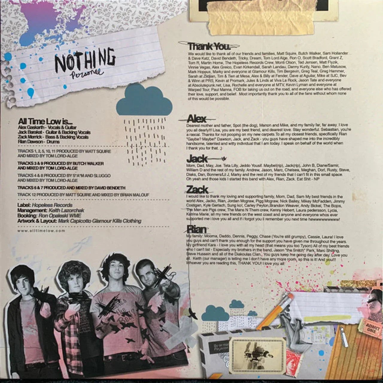 All Time Low - Nothing Personal (Limited Edition, Neon Purple Vinyl) (LP) - Joco Records