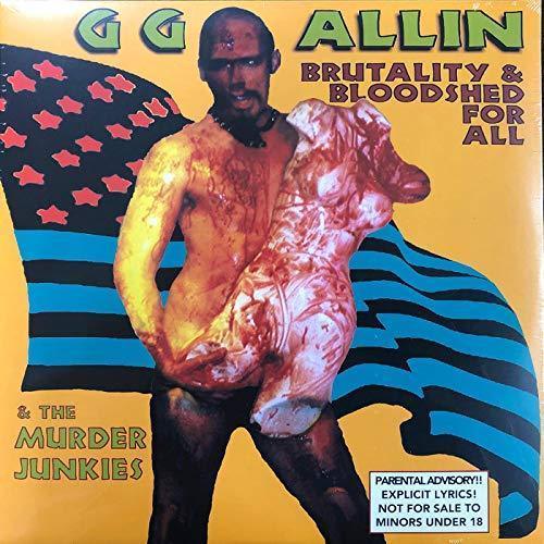 Allin, Gg & The Murder Junkies - Brutality And Bloodshed For All (Color Vinyl) (LP) - Joco Records