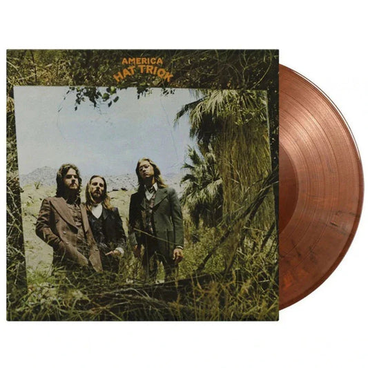 America - Hat Trick (Limited Edition Import, Orange & Black Mix Vinyl) (LP) - Joco Records