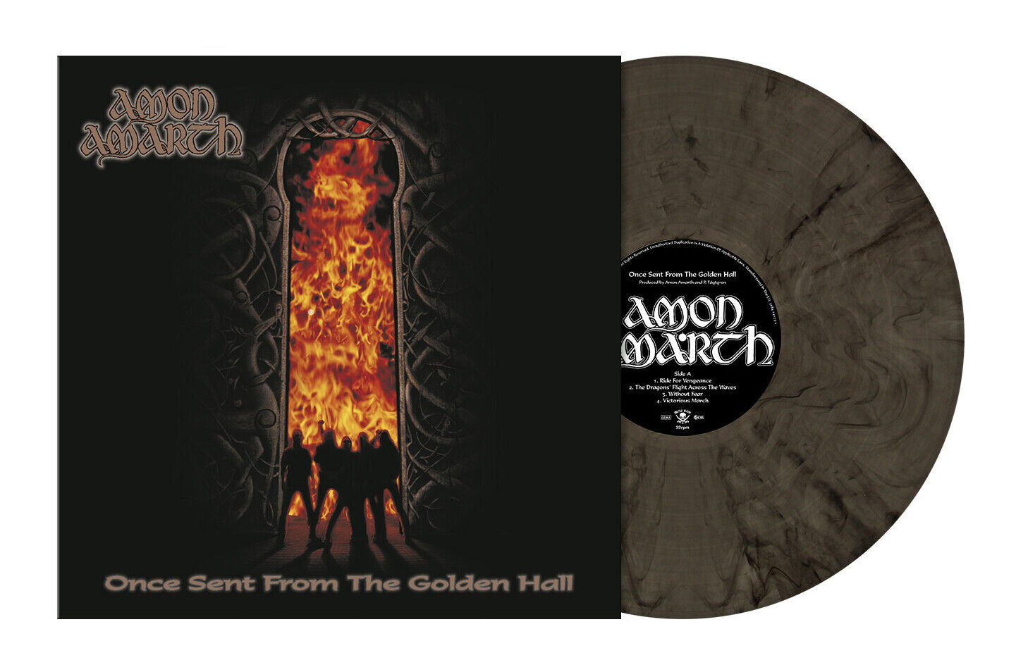 Amon Amarth - Once Sent from Golden Hall (Limited Edition, Smoke Grey Marble) (Import) (Vinyl) - Joco Records