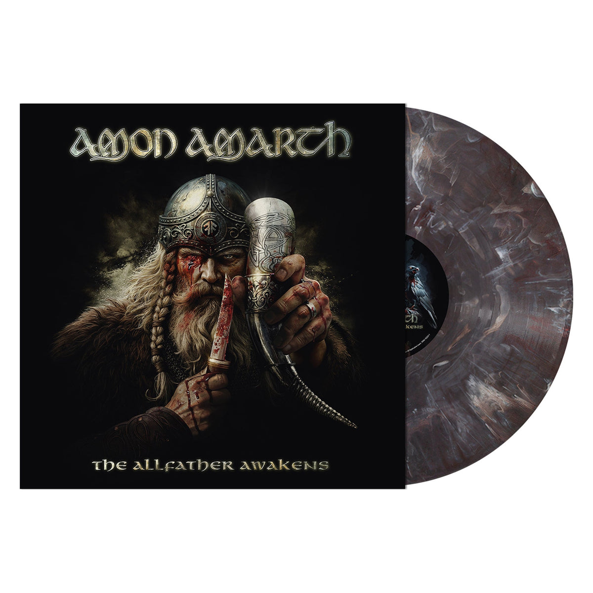 Amon Amarth - The Allfather Awakens "Odens Hunt" Marbled Color Vinyl)