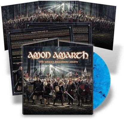 Amon Amarth - The Great Heathen Army (Gatefold LP Jacket, Blue Smoke Vinyl) (LP) - Joco Records