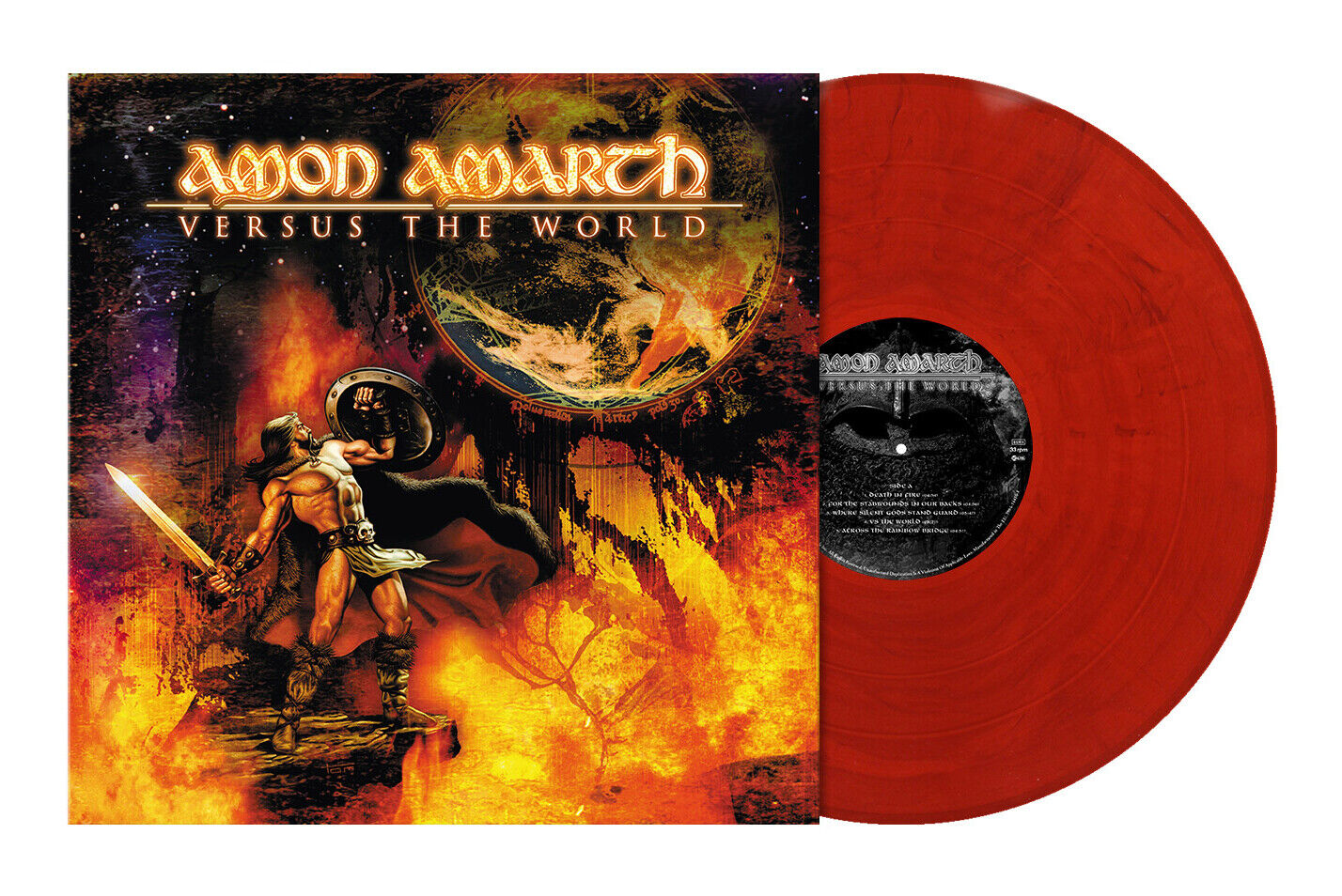 Amon Amarth - Versus The World (Limited Edition, Crimson Red Marbled Vinyl) - Joco Records