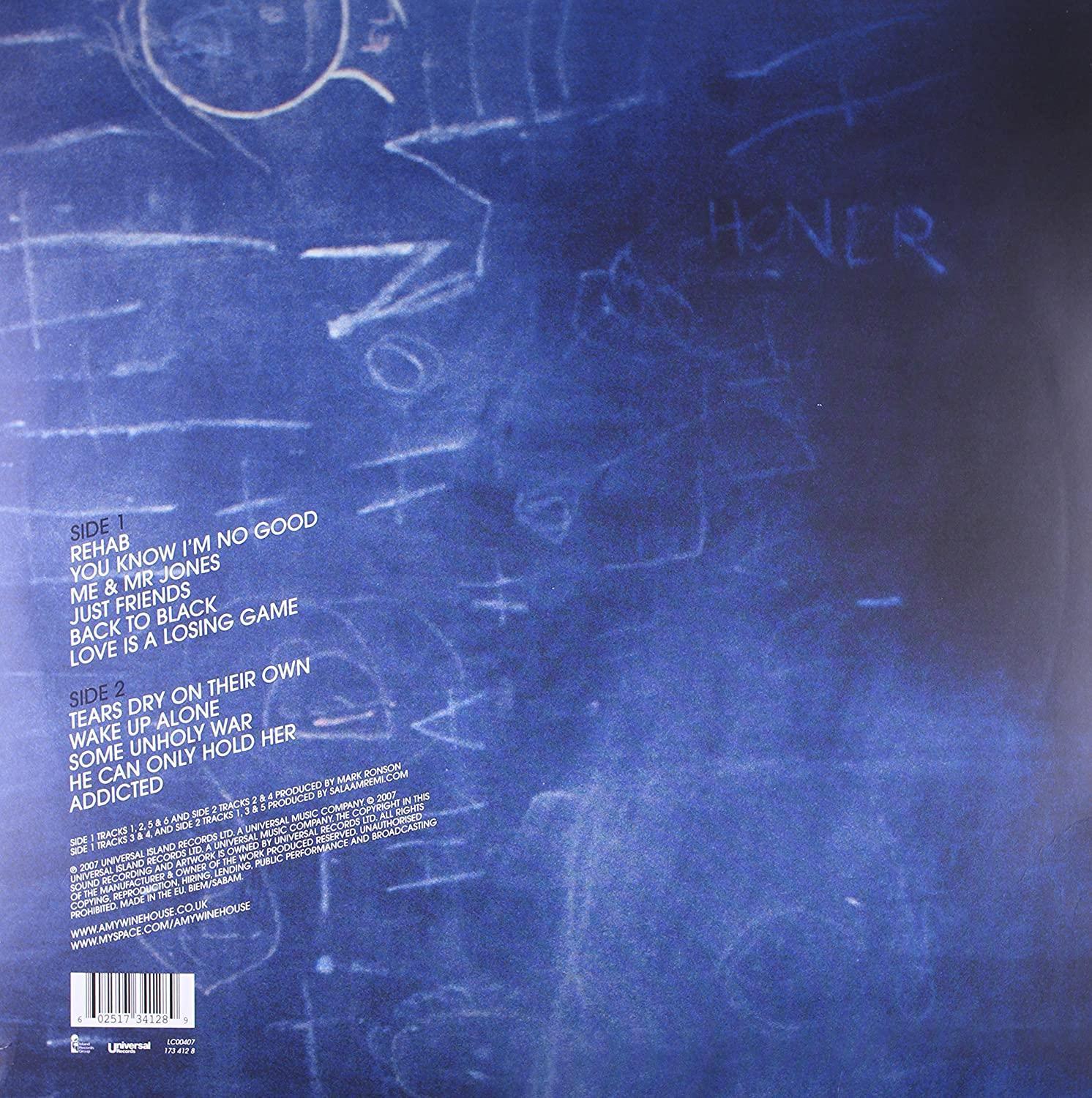 Amy Winehouse - Back to Black (Limited Edition Cover, Import, 180 Gram) (LP) - Joco Records
