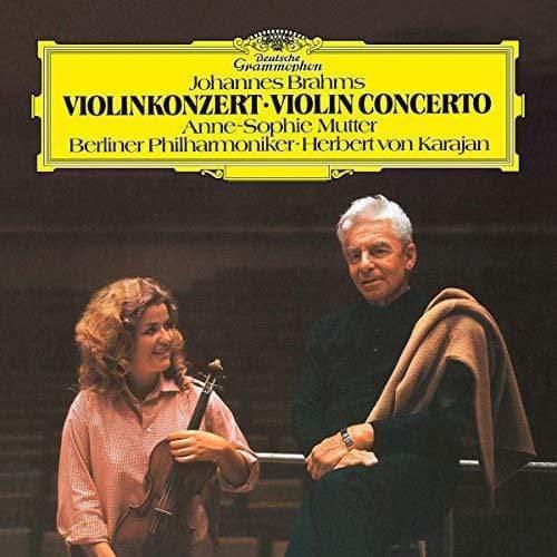 Anne-Sophie Mutter, Berliner Philharmoniker,Herber - Brahms: Violin Concerto In D, Op.77 (LP) - Joco Records