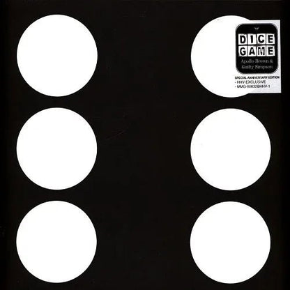 Apollo Brown & Guilty Simpson - Dice Game (Indie Exclusive, Anniversary Edition, Black & White Splatter Vinyl) (LP) - Joco Records