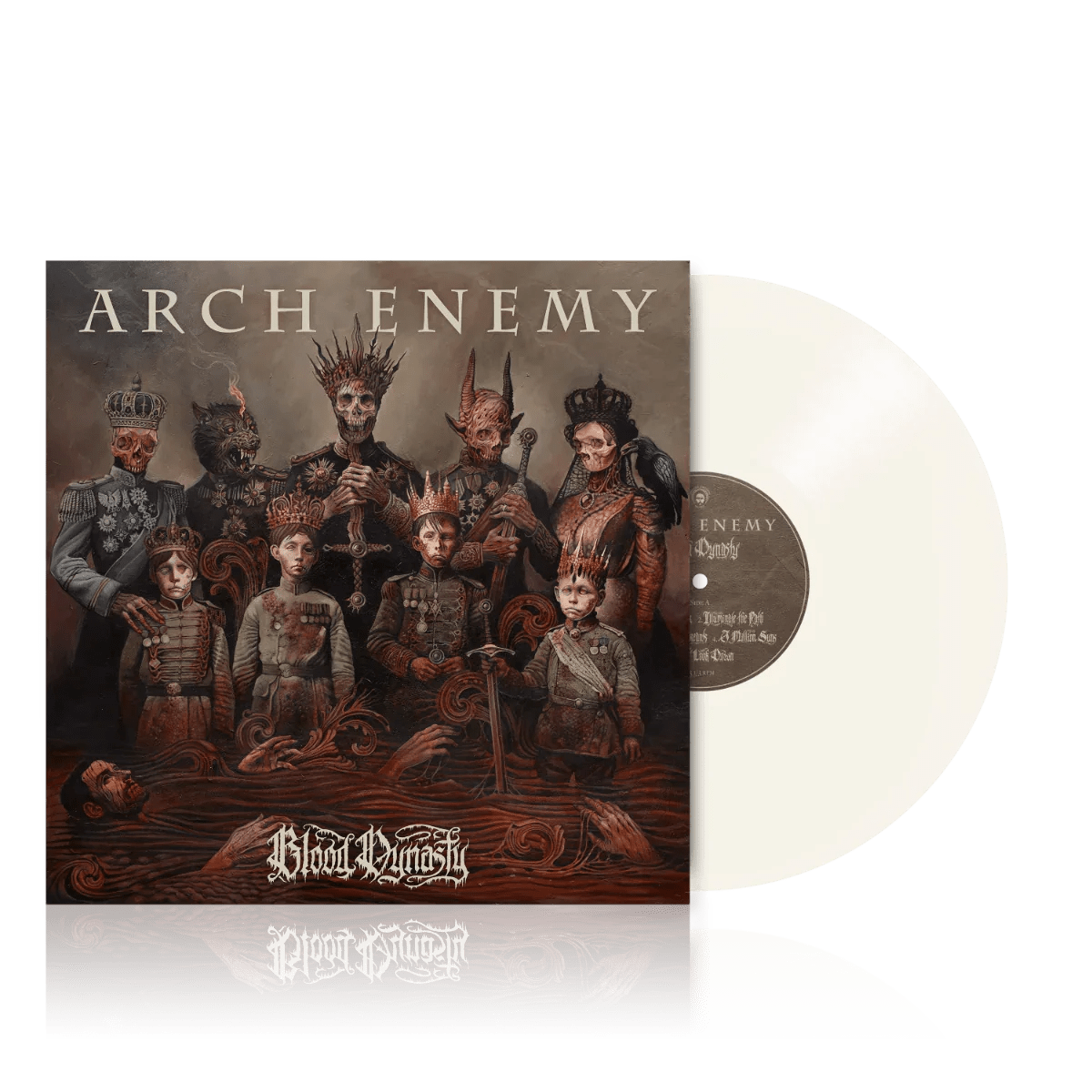 Arch Enemy - Blood Dynasty (Indie Exclusive, 180 Gram Milky White Vinyl, Booklet) (LP) - Joco Records