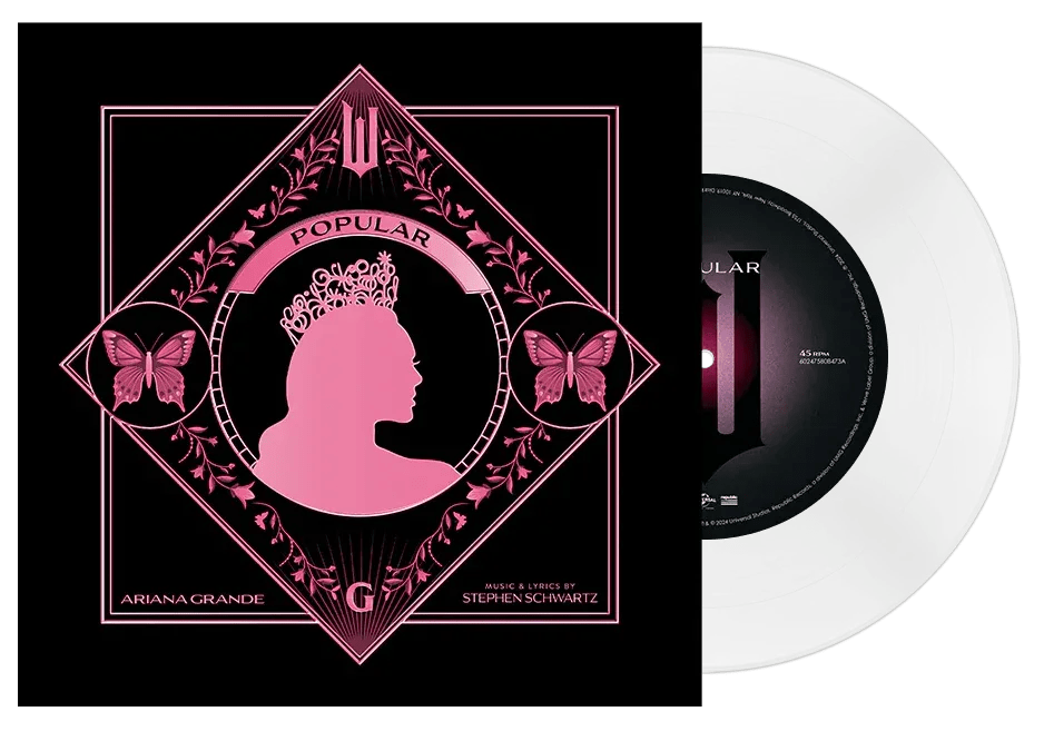 Ariana Grande - Popular (Wicked: The Soundtrack) (Limited Edition, Clear Vinyl) (7" Single) - Joco Records