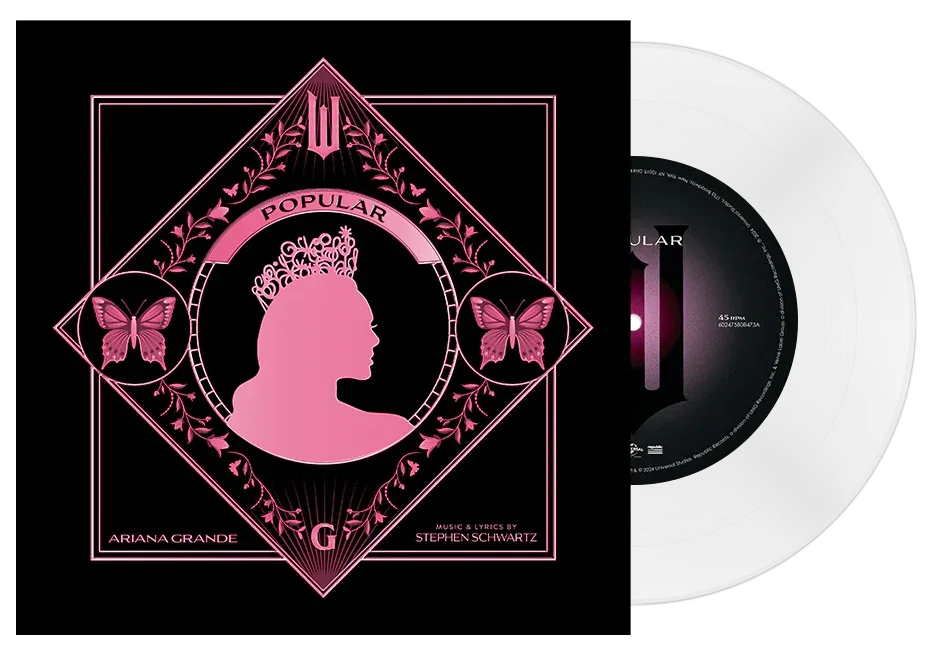 Ariana Grande - Popular (Wicked: The Soundtrack) (Limited Edition, Clear Vinyl) (7" Single)