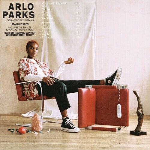 Arlo Parks - Collapsed In Sunbeams (Blue Vinyl) (Color Vinyl, Poster) (LP) - Joco Records