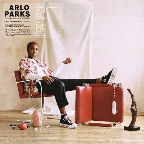 Arlo Parks - Collapsed In Sunbeams (Deep Red Vinyl) (Color Vinyl, Poster) (Vinyl) - Joco Records