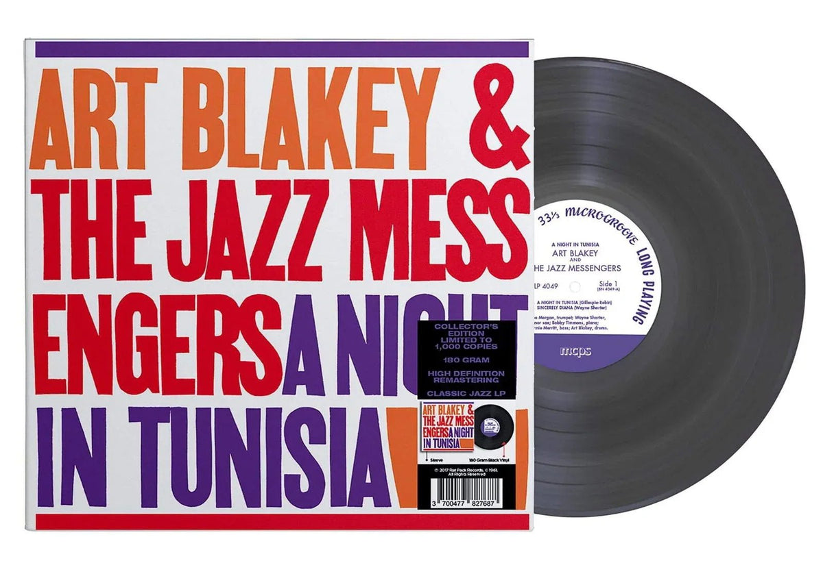 Art Blakey & The Jazz Messengers - 33 Tours - A Night In Tunisia (Blue Note & 180 Gram Black Vinyl) (LP) - Joco Records